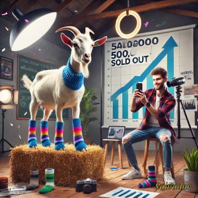 Hoe een geit 50.000 paren sokken verkocht in één dag 