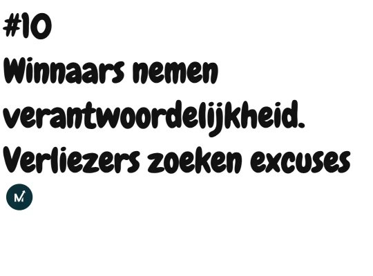 10 Verwacht meer van jezelf dan iemand anders ooit zou doen