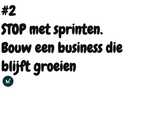 02 Speel het lange spel